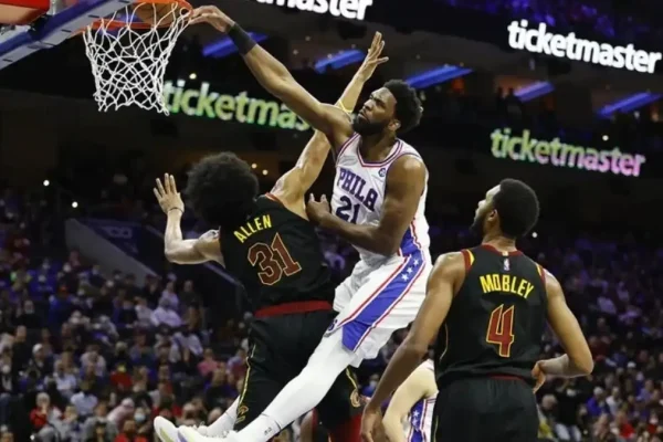 Joel Embiid - 76er Big man dominates the Cavs