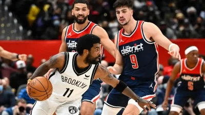 Kyrie against the wizards