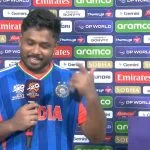 [WATCH VIDEO] Sanju Samson dedicates player of the match award to Jasprit Bumrah after India’s thrilling win over England