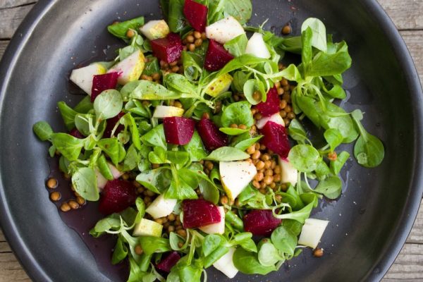 Green mediterranean food