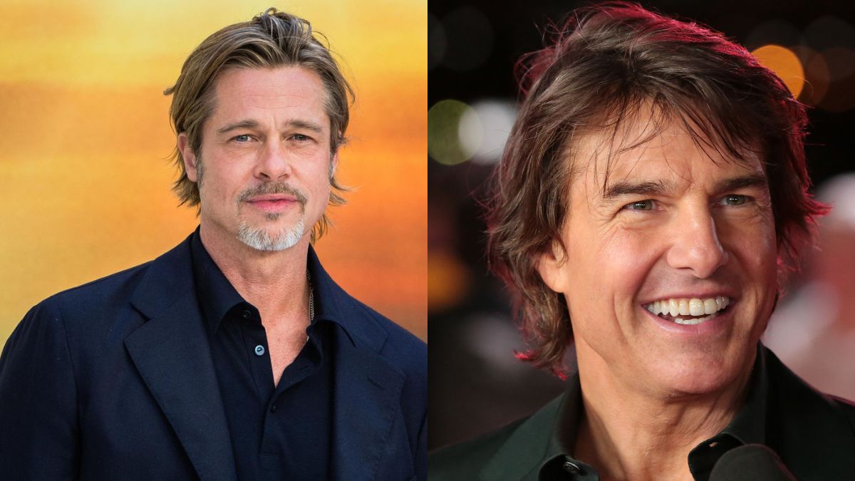 Brad Pitt (L), Tom Cruise (R)