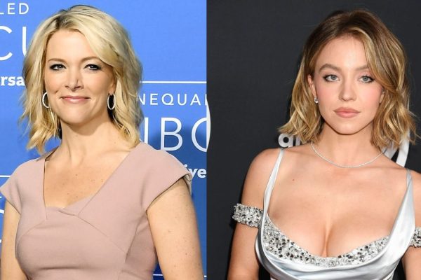 Megyn Kelly (L) Sydney Sweeney (R)
