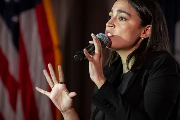 AOC’s Bronx office vandalized with Anti-Israel graffiti after controversial Gaza vote