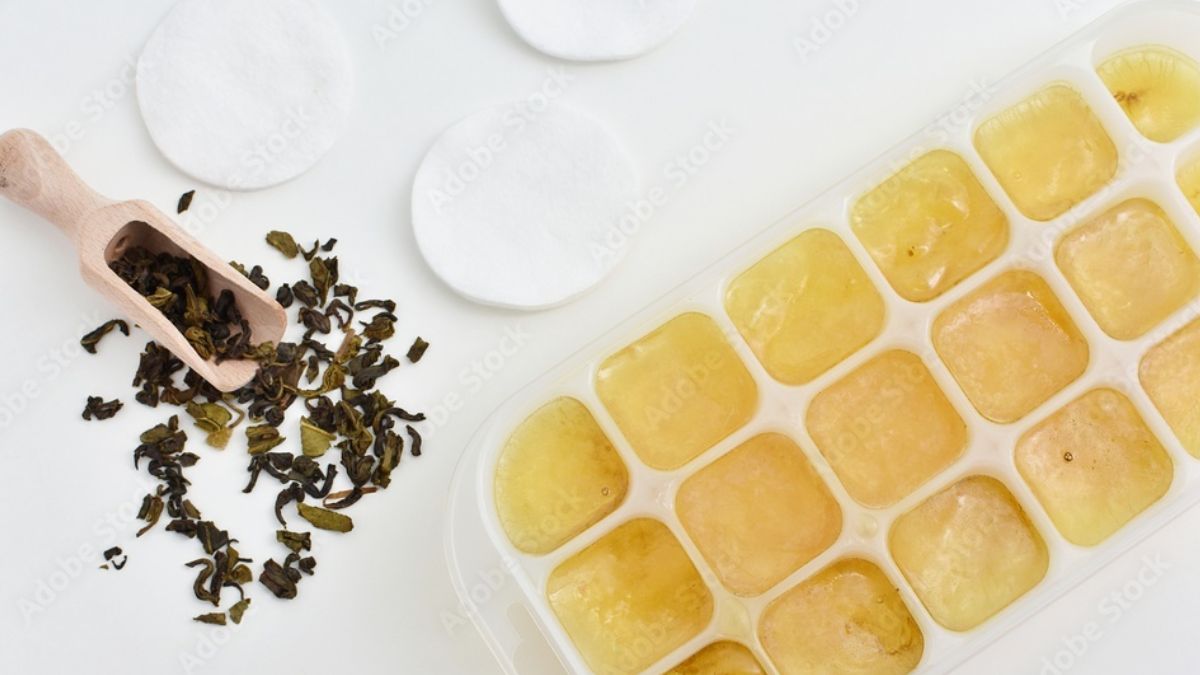 Green Tea Ice Cubes