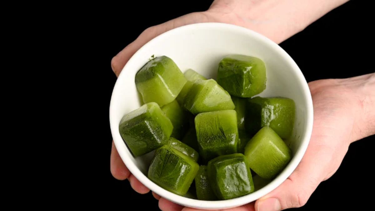 Green Tea Ice Cubes