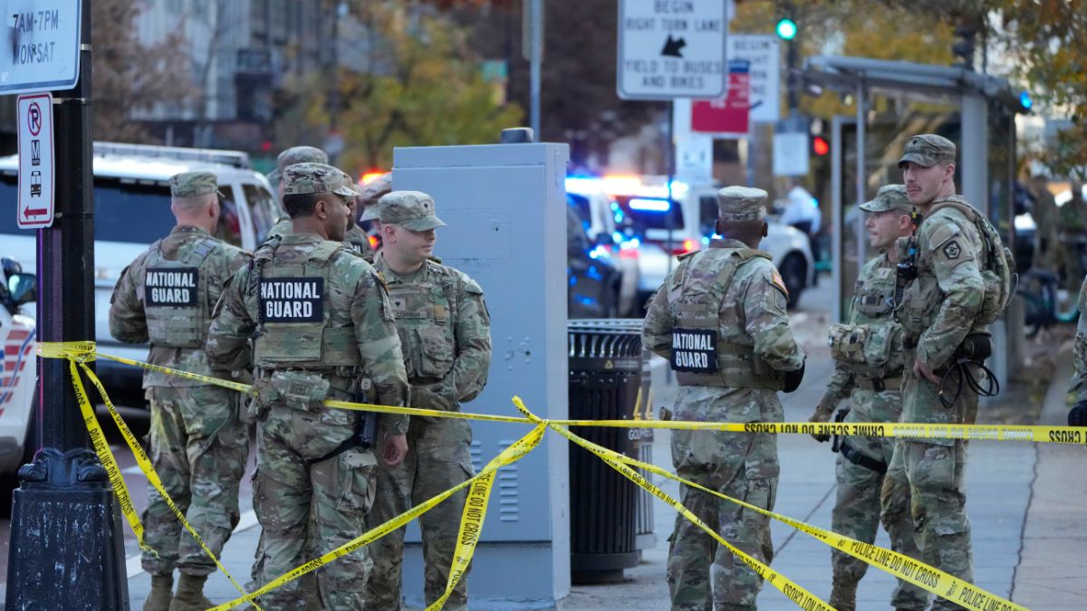 Two National Guard members shot in DC, suspect in custody