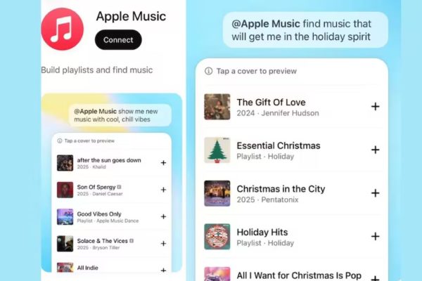 ChatGPT now works with Apple Music