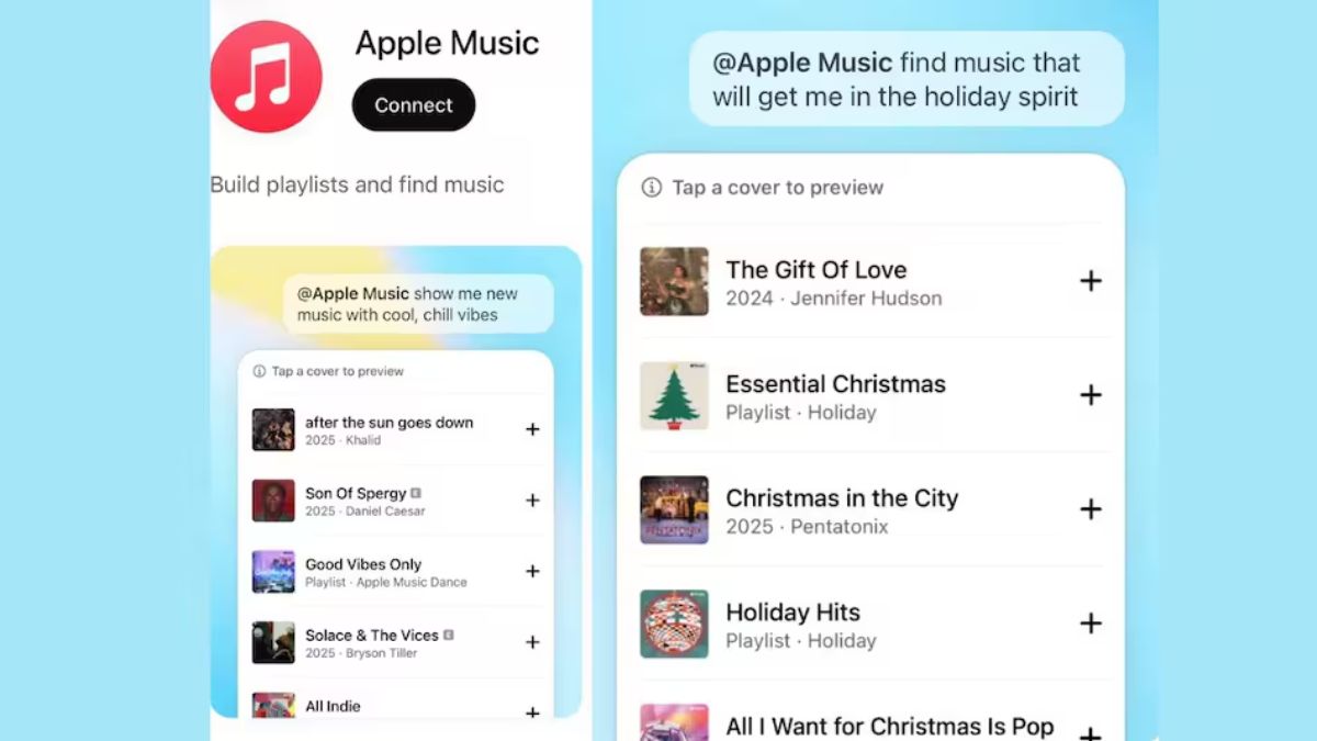 ChatGPT now works with Apple Music