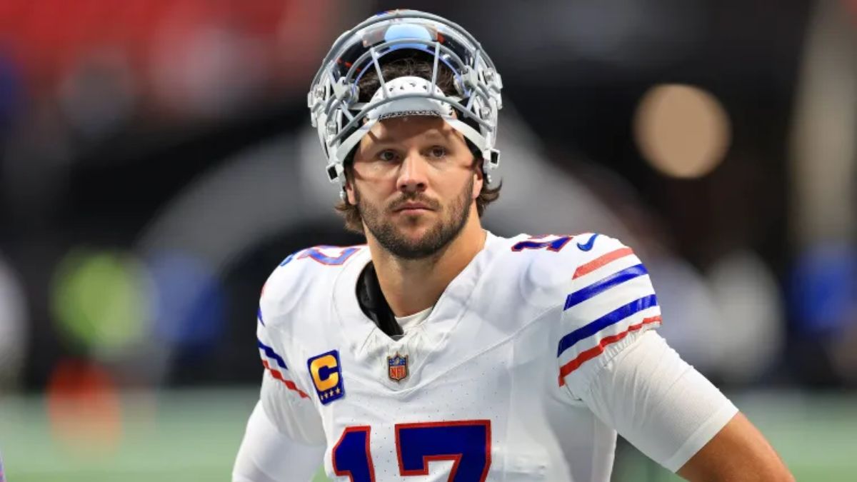 What is Josh Allen's hat controversy about?