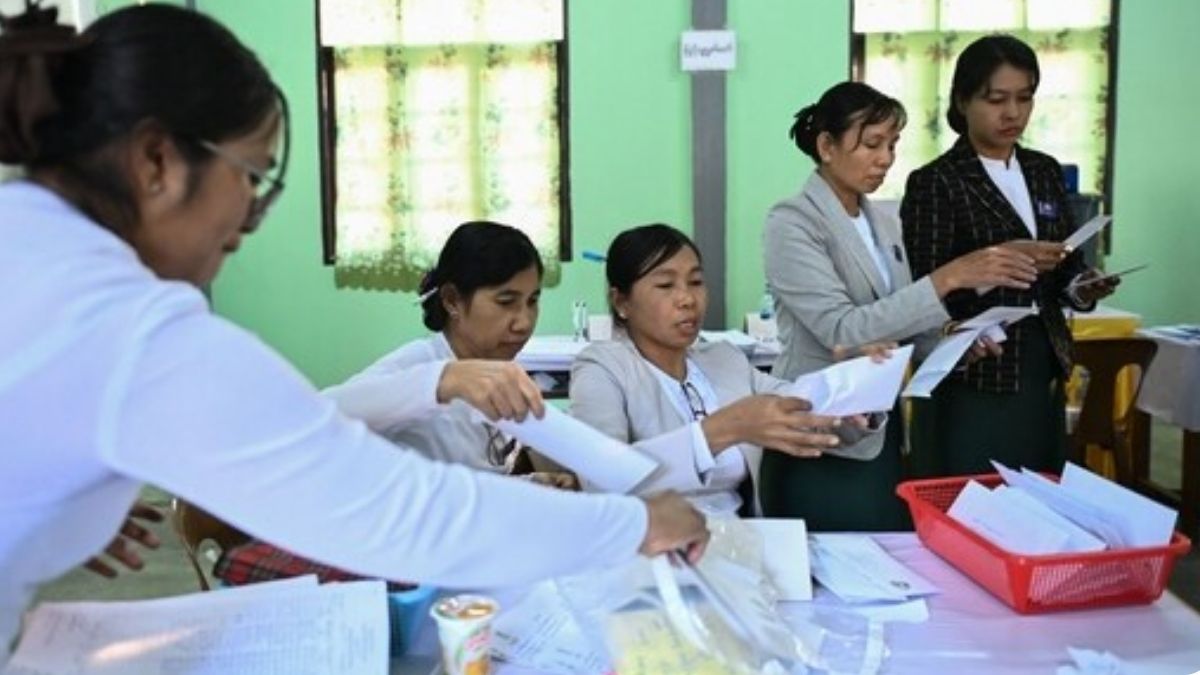 Myanmar’s military-backed party claims big win in first round of elections