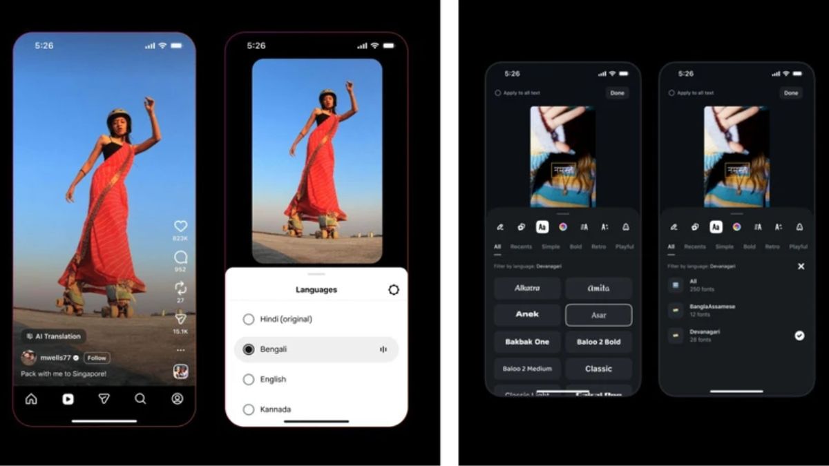 Instagram adds Meta AI reel translation in more Indian languages