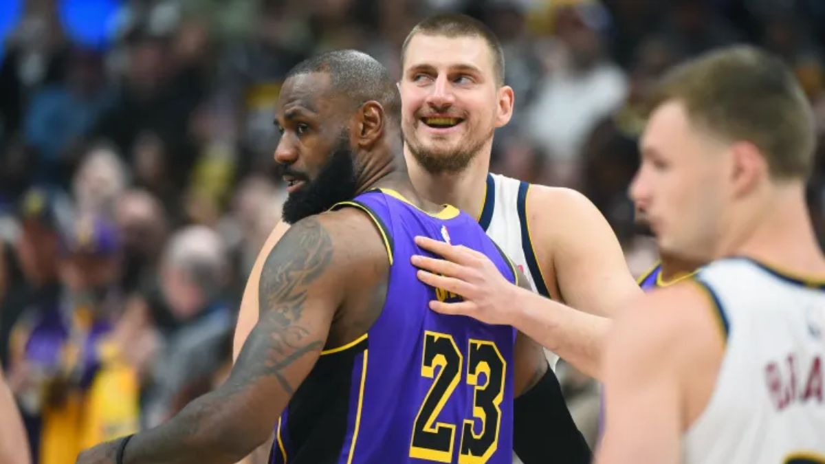LeBron James honors Nikola Jokic in Lakers’ win over Nuggets