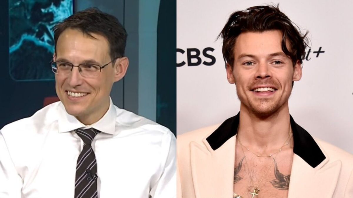 Steve Kornacki helps Harry Styles announce his 2026 world tour