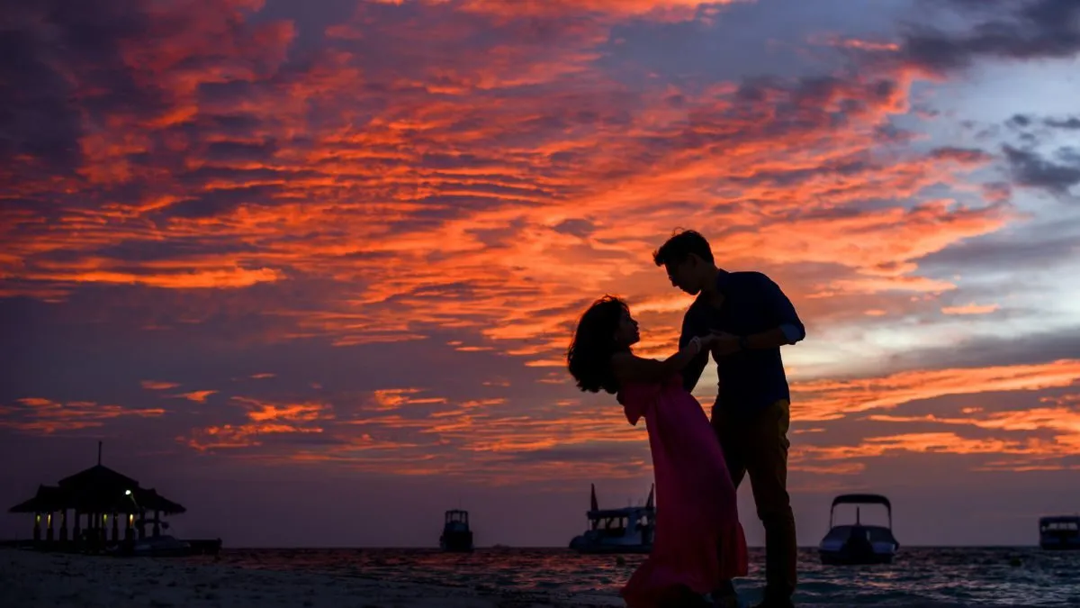 Romance during holidays season
