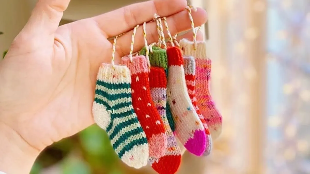 Knitting Christmas pattern