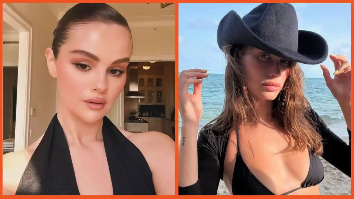 Selena Gomez and Hailey Bieber