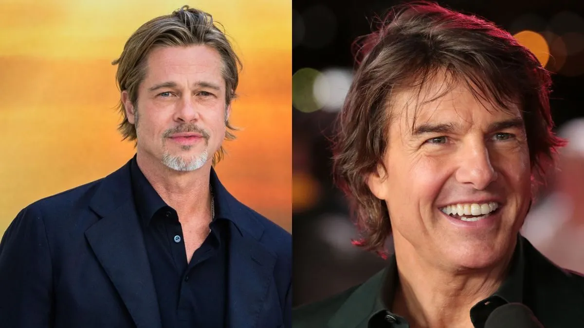 Brad Pitt (L), Tom Cruise (R)
