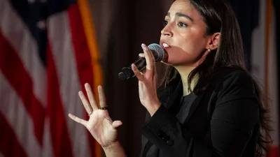 AOC’s Bronx office vandalized with Anti-Israel graffiti after controversial Gaza vote