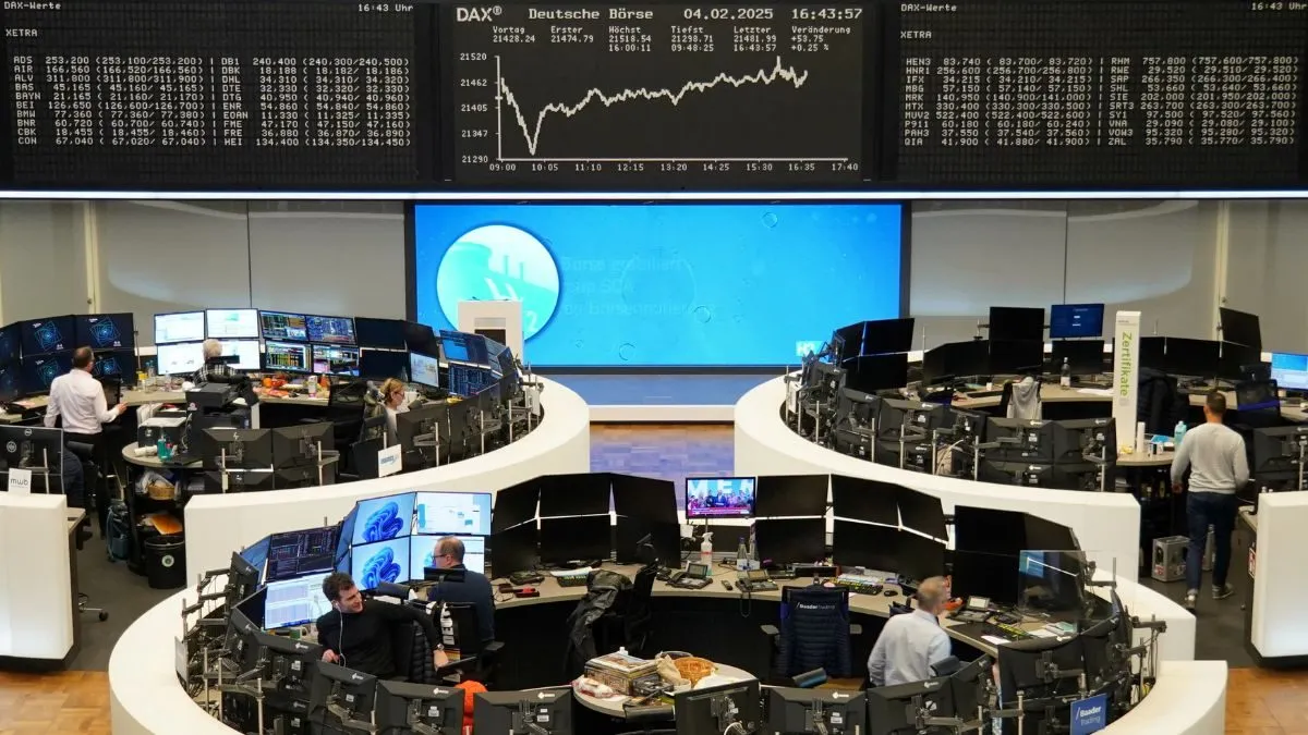 European stock markets steady as earnings boost sentiment but Tariffs weigh on oil