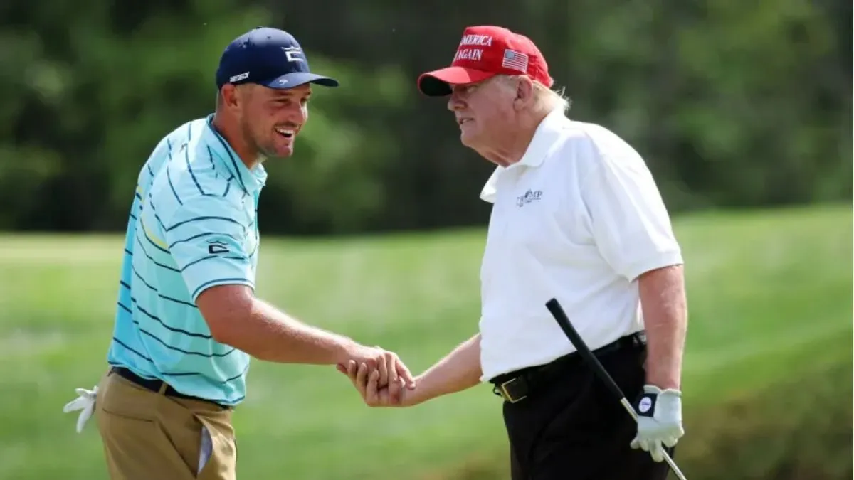 Is Bryson DeChambeau connected to Donald Trump?