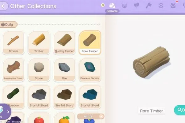 How to find rare Timber and Gigantic trees in Heartopia