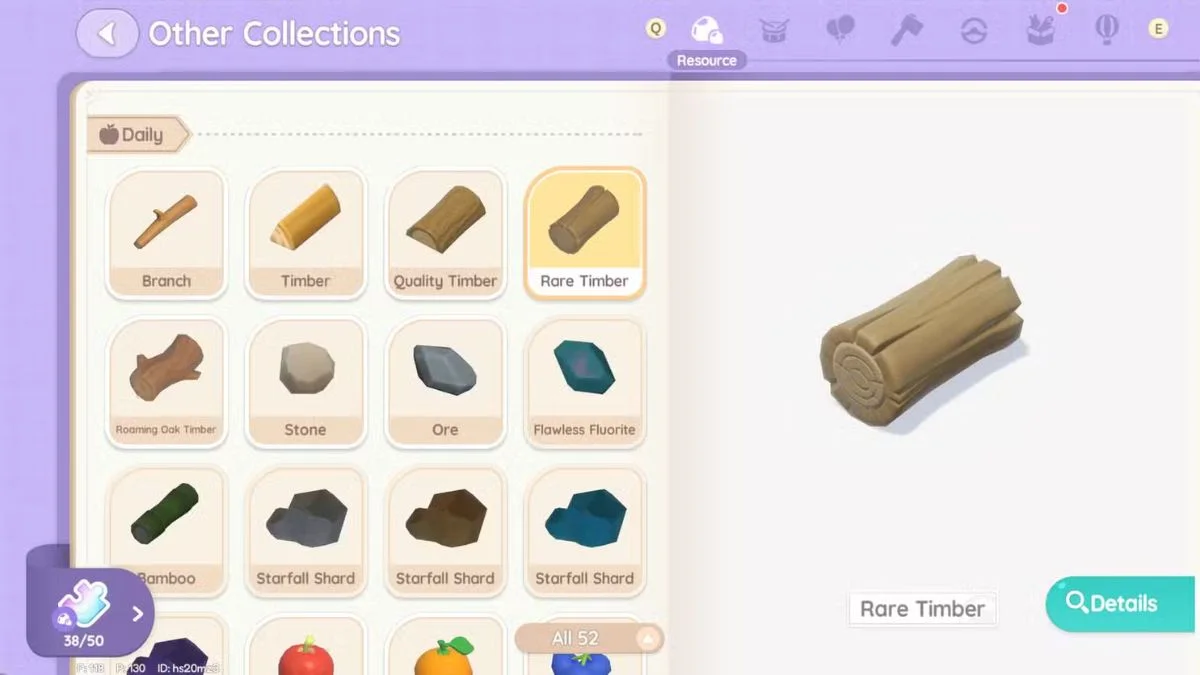 How to find rare Timber and Gigantic trees in Heartopia