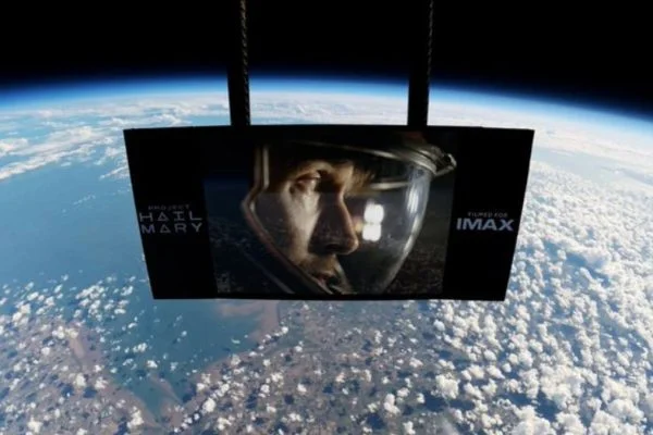 Project Hail Mary becomes first film ever premiered in space with stratosphere IMAX screening