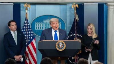 Trump says negotiations with Iran “progressing well” as Tuesday deadline nears