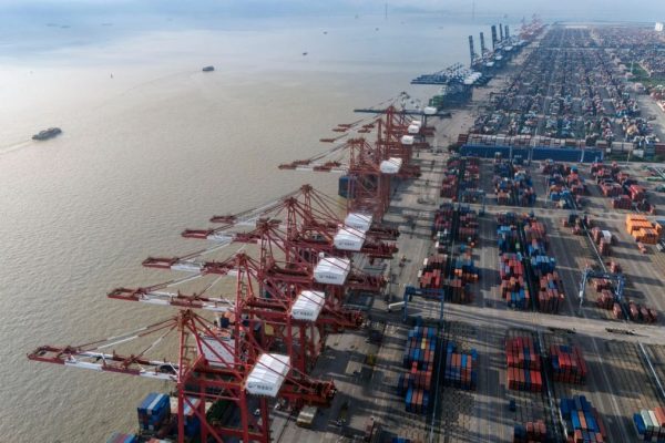 China export growth drops to 8.6% from 21.8% while Brent falls below 100 and oil slips 1%