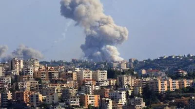 Israeli airstrikes hit southern Lebanon towns killing at least 5