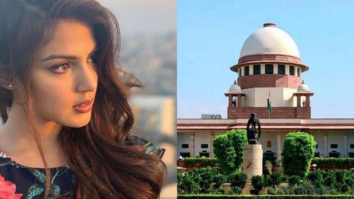 Rhea Chakraborty and SC