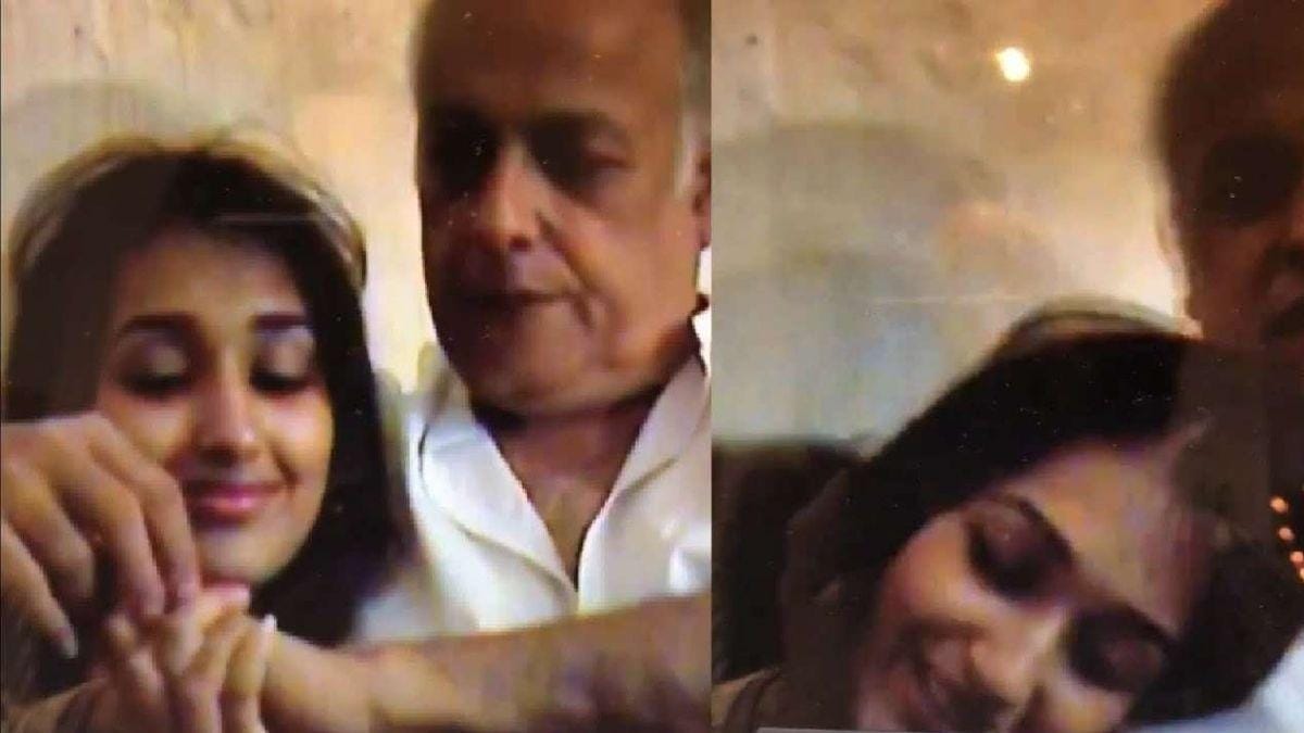 Jiah Khan and Mahesh Bhatt
