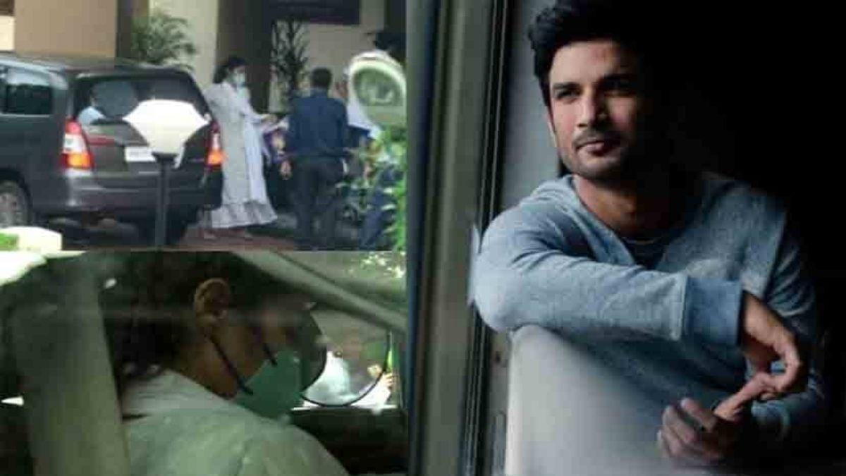 Rhea Chakraborty at DRDO Office