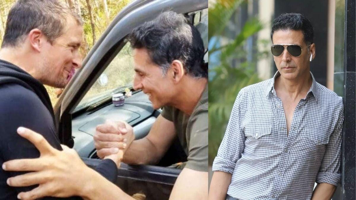 Akshay Kumar drinks elephant poop tea in new teaser of 'Into The Wild' with Bear Grylls