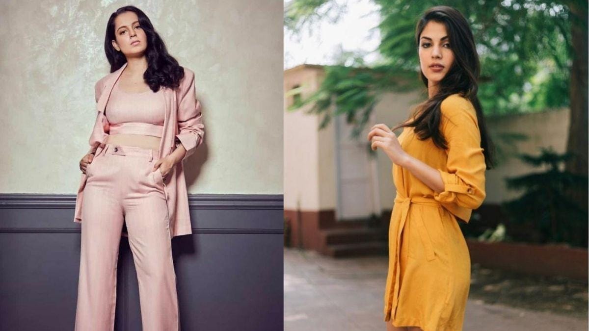 Kangana Ranaut Rhea Chakraborty