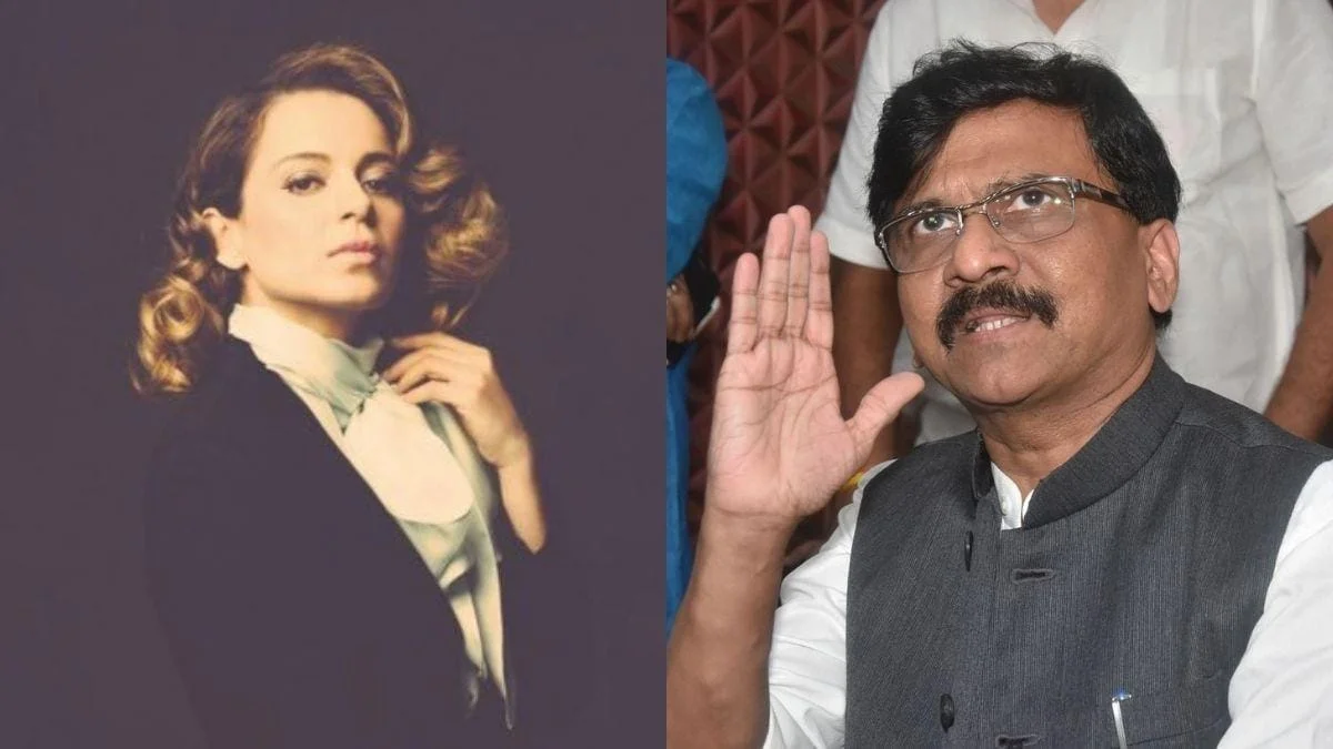Kangana Ranaut and Sanjay Raut
