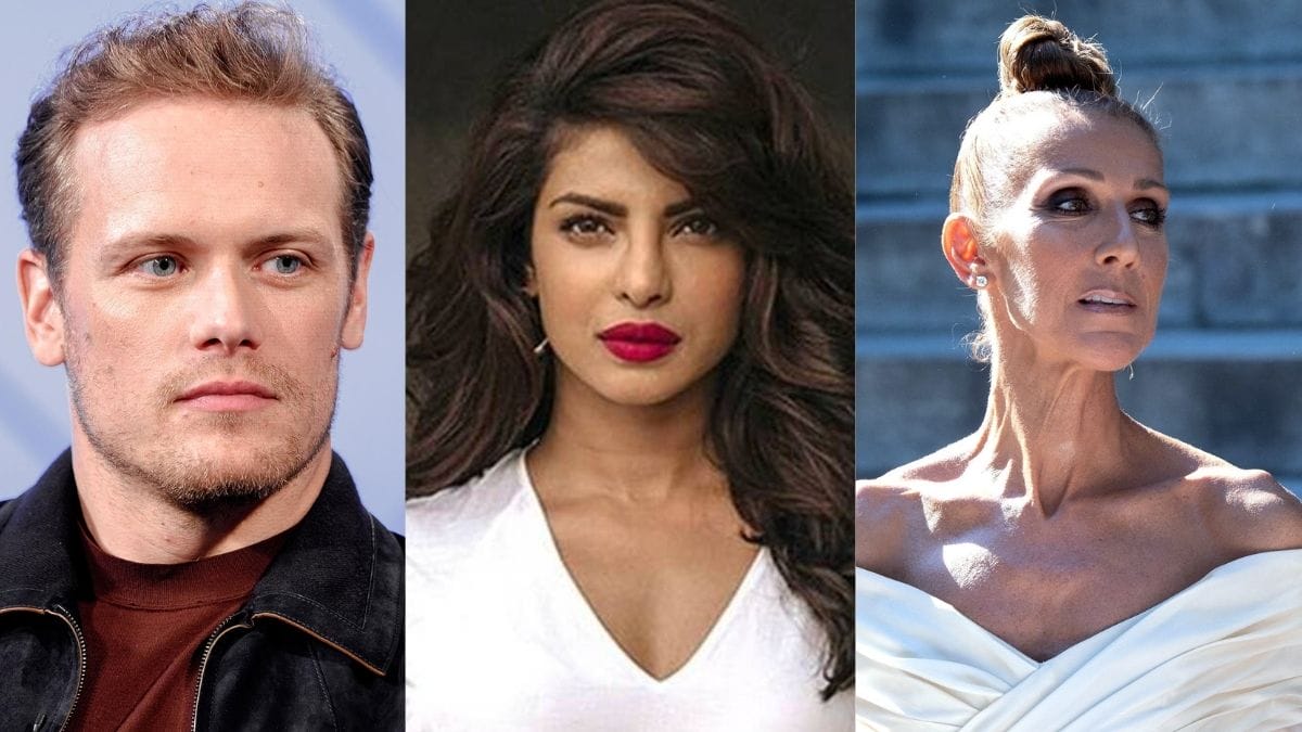 Sam Heughan, Priyanka Chopra Jonas and Celine Dion