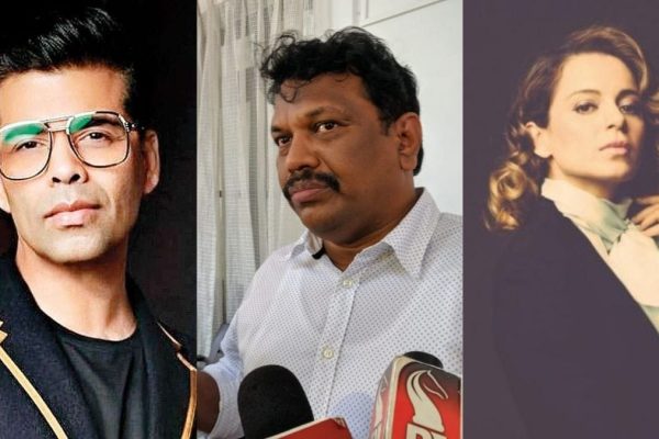 Karan Johar, Michael Lobo and Kangana Ranaut