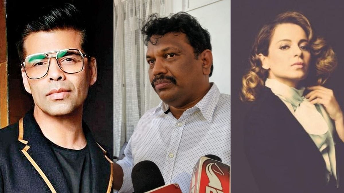 Karan Johar, Michael Lobo and Kangana Ranaut