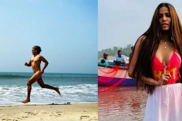 Milind Soman and Poonam Pandey