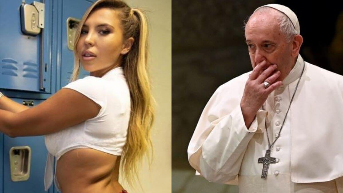Natalia Garibotto and Pope Francis