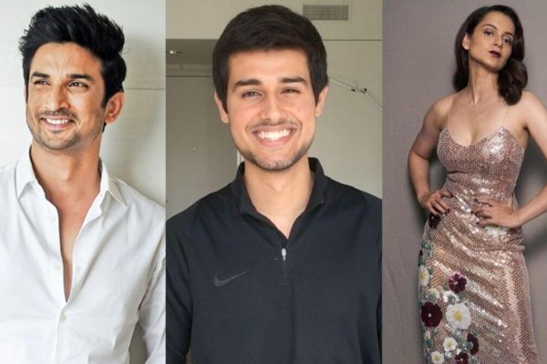 Sushant Singh Rajput, Dhruv Rathee and Kangana Ranaut
