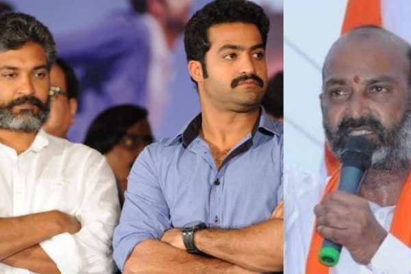 S. S. Rajamouli Jr NTR and MP Bandi Sanjay Kumar