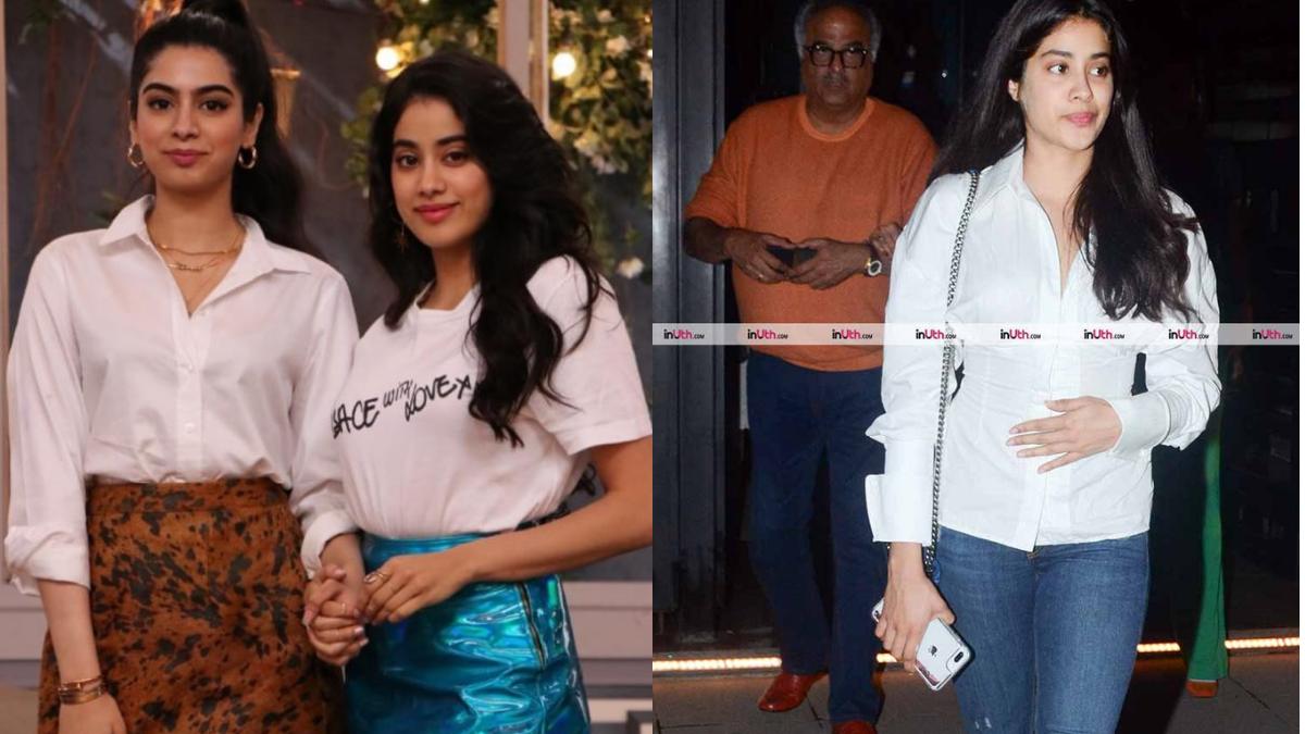 Jhanvi kapoor with sister Khushi Kapoor