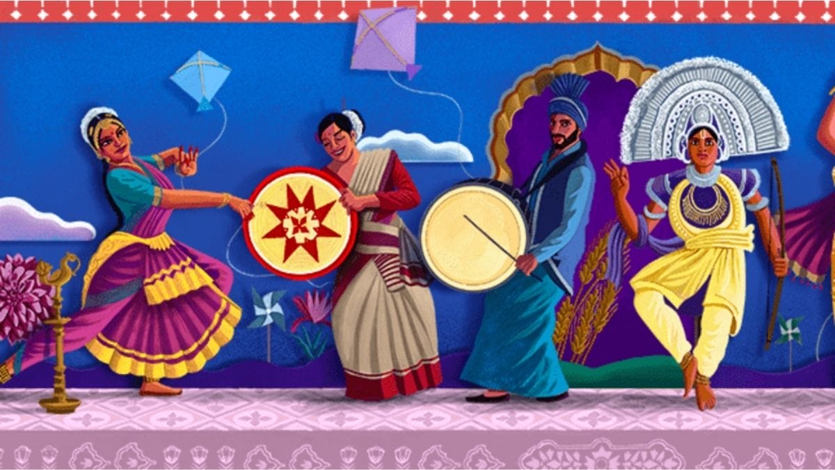 Google Doodle celebrates India's 75th Independence Day with an illustration of its cultural legacy
