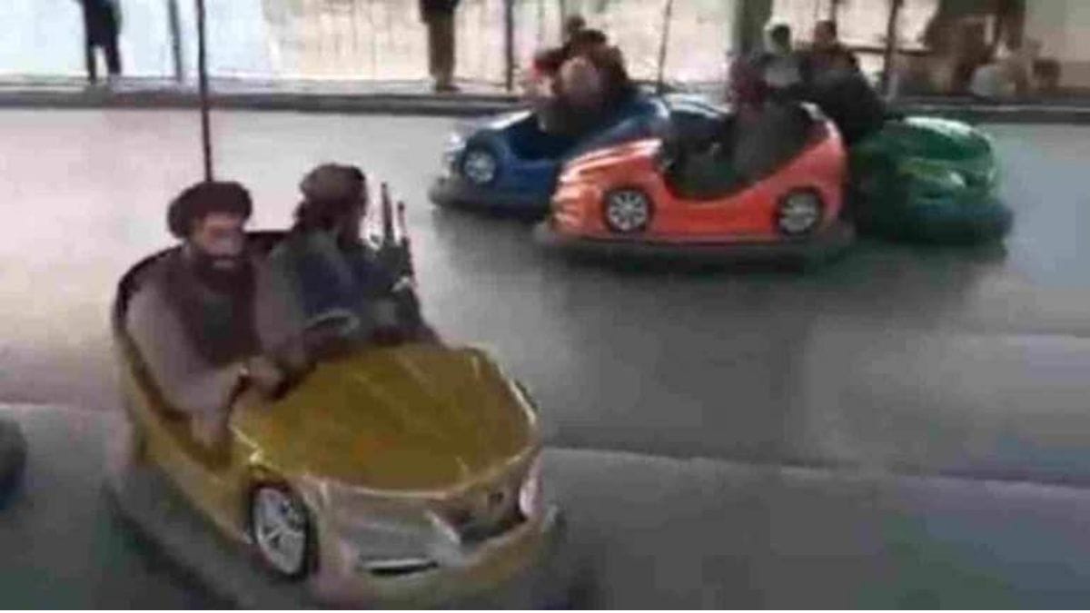 Taliban members spotted enjoying rides in Kabul amusement park