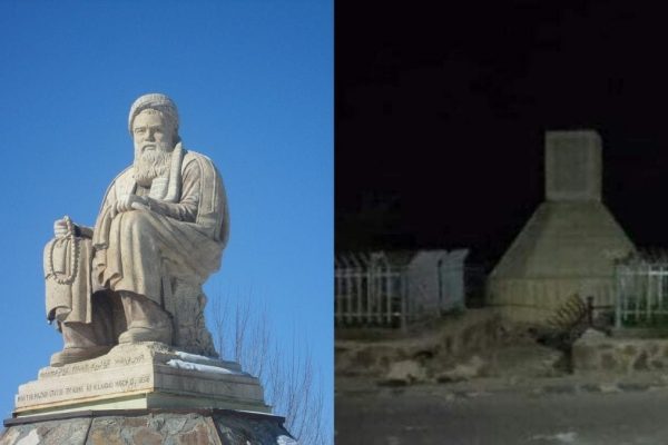 Taliban blows up Hazara leader Abdul Ali Mazari’s statue in Bamiyan