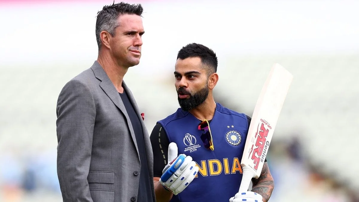 Kevin Pietersen and Virat Kohli