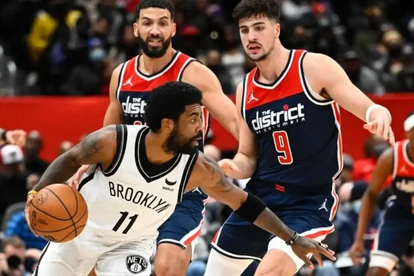 Kyrie against the wizards