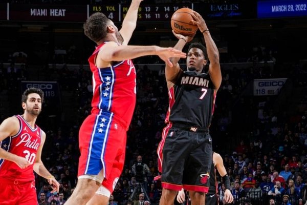 The Philadelphia 76ers beat the Miami Heat without their superstars